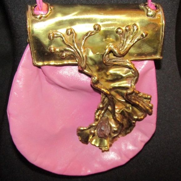 VINTAGE COPA COLLECTION Amethyst Pink Lth Handbag - Picture 4 of 7